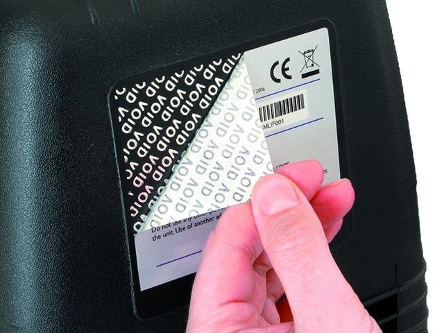 Etiquette Sécurité- adhésive- void-garantie