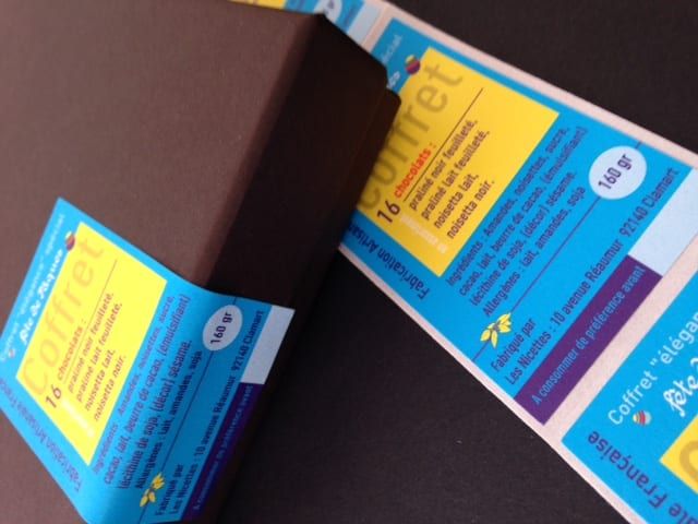 Etiquette adhésive - autocollante - propriété -fibre de cannes - packaging - écologique