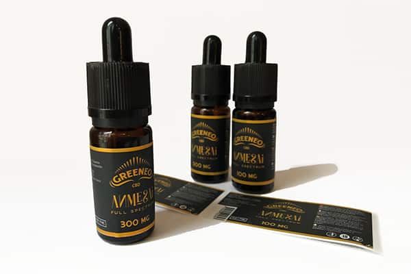 Étiquette file e-liquide / CBD