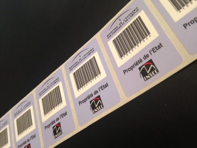 Etiquette-adhésive-polypropylene-numeroté