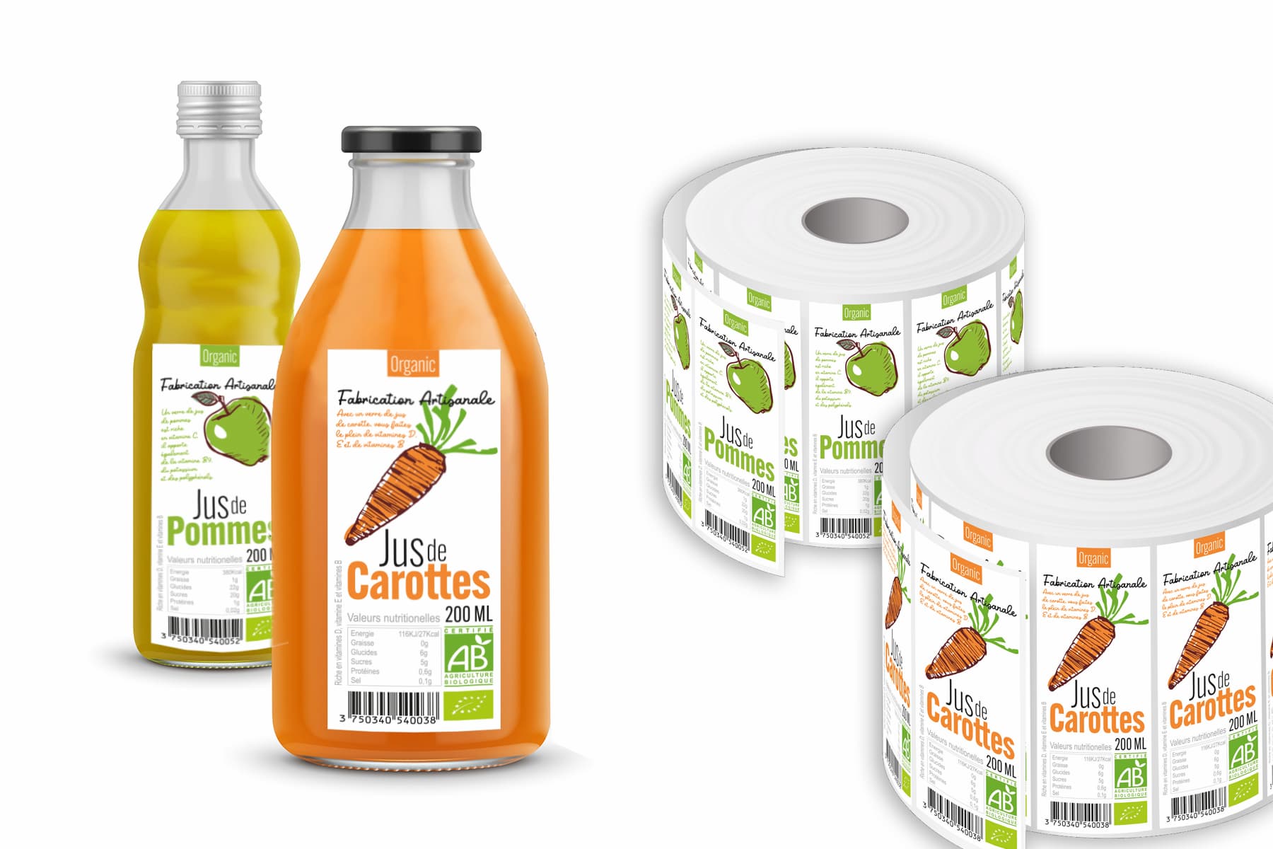 Étiquette bouteille