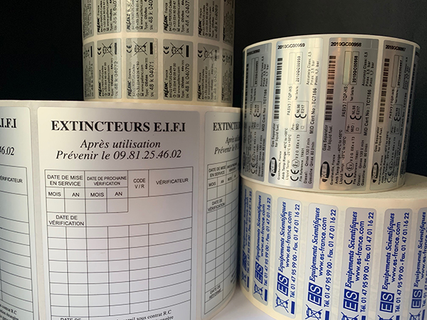 étiquette industrielle aluminium-metal-propriété